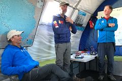 09A Impromptu Presentation On Climbing Mount Everest Presented By Guide David Hamilton With Guide Scott Woolums And British Explorer Sir Ran Fiennes At Union Glacier Camp Antarctica.jpg